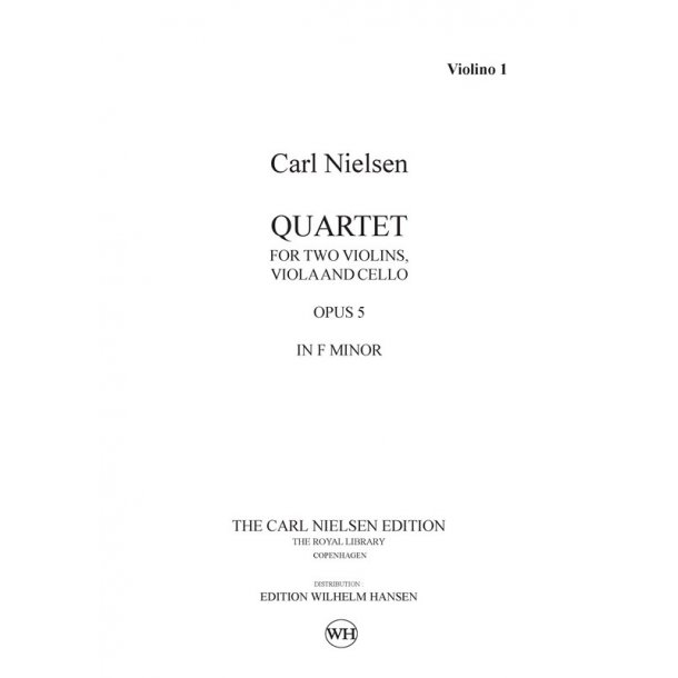 Carl Nielsen: String Quartet Op.5 In F Minor (Parts)