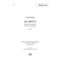 Carl Nielsen: String Quartet Op.13 In G Minor (Study Score)