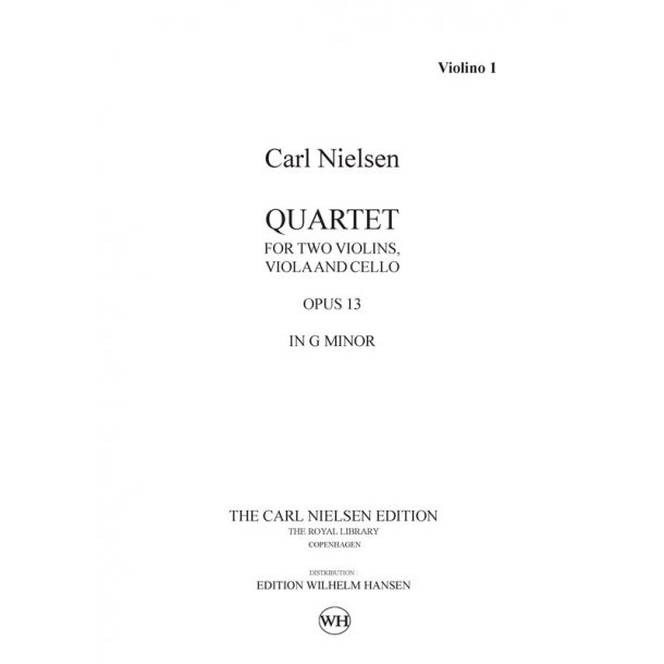 Carl Nielsen: String Quartet Op.13 In G Minor (Parts)