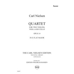 Carl Nielsen: String Quartet Op.14 In E Flat (Study Score)