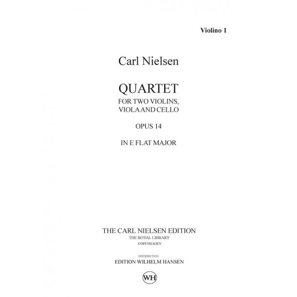 Carl Nielsen: String Quartet Op.14 In E Flat (Parts)