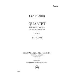 Carl Nielsen: String Quartet Op.44 In F (Study Score)
