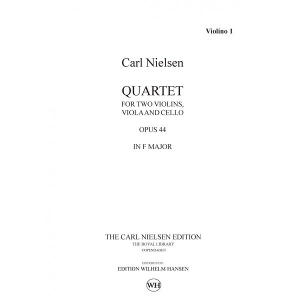 Carl Nielsen: String Quartet Op.44 In F (Parts)