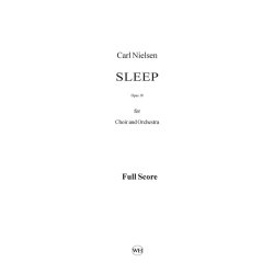 Carl Nielsen: Sleep (Svnen) Op.18 (Full Score)