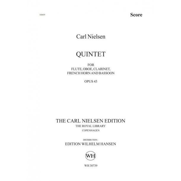 Carl Nielsen: Wind Quintet Op.43 (Score)