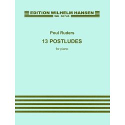 Poul Ruders: 13 Postludes For Piano