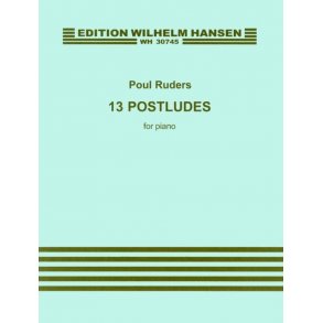Poul Ruders: 13 Postludes For Piano