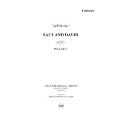 Carl Nielsen: David And Saul-Prelude To Act 2 (Score)