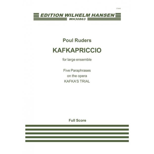 Poul Ruders: Kafkapriccio for Large Ensemble (Full Score)