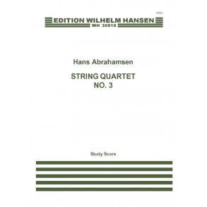 Hans Abrahamsen: String Quartet No.3 (Score)