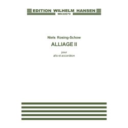 Niels Rosing-Schow: Alliage II (Player's score)