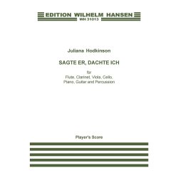 SAGTE ER, DACHTE ICH