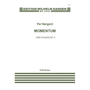 NORGARD PER MOMENTUM CELLO CONCERTO NO2 CELLO & ENSEMBLE SCORE