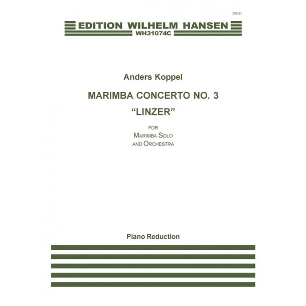 Koppel Concerto No3 Marimba Solo Pf