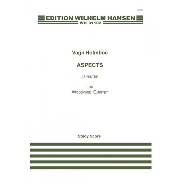 Vagn Holmboe: Aspects Op. 72 (Score)