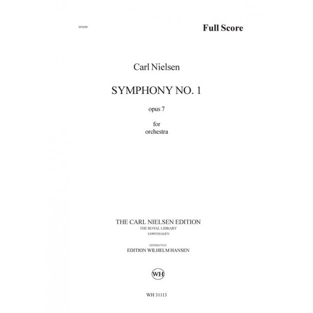 Carl Nielsen: Symphony No.1 Op.7 (Score)