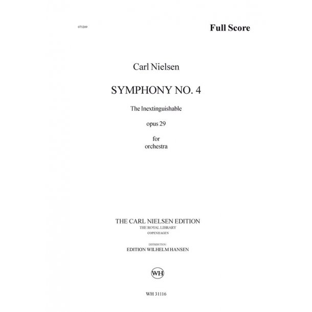 Carl Nielsen: Symphony No.4 Op.29 (Full Score)