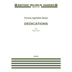 Thomas Agerfeldt Olesen: Dedications For Piano Trio (Score And Parts)