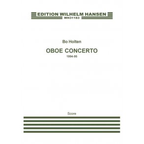 Bo Holten: Oboe Concerto (Score)