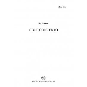 Bo Holten: Oboe Concerto (Solo Oboe Part)