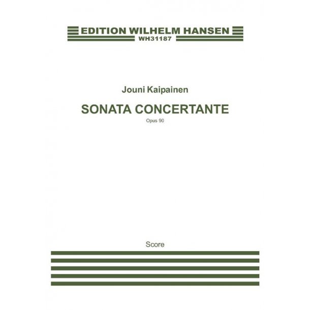 Jouni Kaipainen: Sonata Concertante (Score)