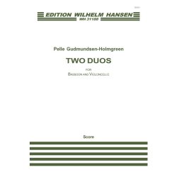 Pelle Gudmundsen-Holmgreen: Two Duos for Bassoon and Cello (Score)