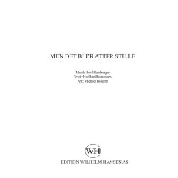 Michael Bojesen: Men Det Bli'r Atter Stille