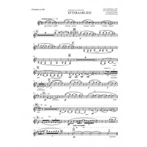 Hans Abrahamsen: Efteraarslied (Parts)