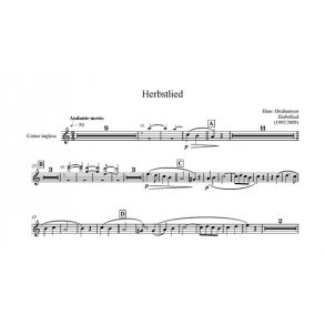 Hans Abrahamsen: Hans Abrahamsen: Herbstlied - Version 2009 (Parts)