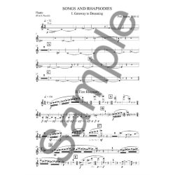 Poul Ruders: Songs and Rhapsodies for Accordion and Wind Quintet (Parts)