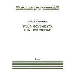 Anders Nordentoft: Four Movements for Two Violins