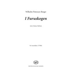 Wilhelm Peterson-Berger: I Furuskogen (TTBB)