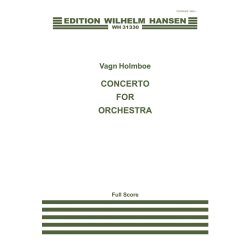Vagn Holmboe: Concerto For Orchestra (Score)