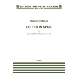 Britta Bystr&ouml;m: Letter In April  (Score)