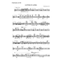 Britta Bystr&ouml;m: Letter In April (Parts)