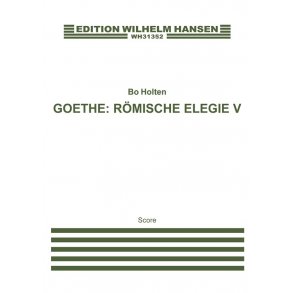 Bo Holten: Rmische Elegie V (score)