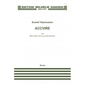 Sunleif Rasmussen: Accvire (score)