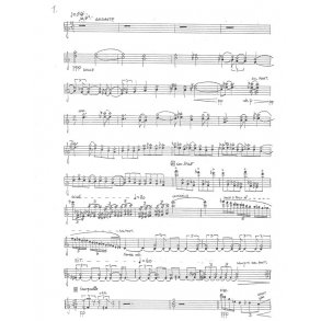 Sunleif Rasmussen: String Quartet No.1 (parts)