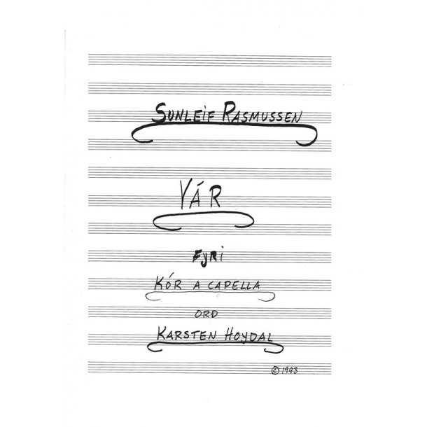 Sunleif Rasmussen: Vr ('Spring')