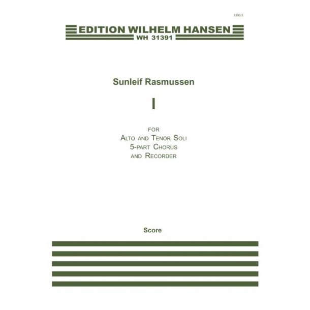 Sunleif Rasmussen: I (Score)