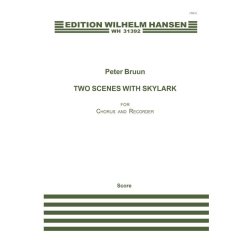 Peter Bruun: Two Scenes With Skylark for Chorus and Recorder (Score)