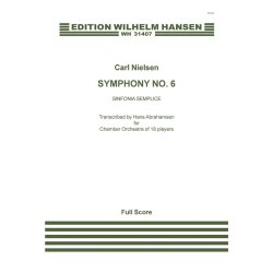 Carl Nielsen: Symphony No.6 "Sinfonia Semplice" (score)