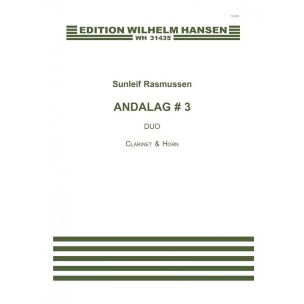 Sunleif Rasmussen: Andalag # 3