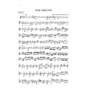 Pelle Gudmundsen-Holmgreen : New Ground, String Quartet N0. 10 (Parts)