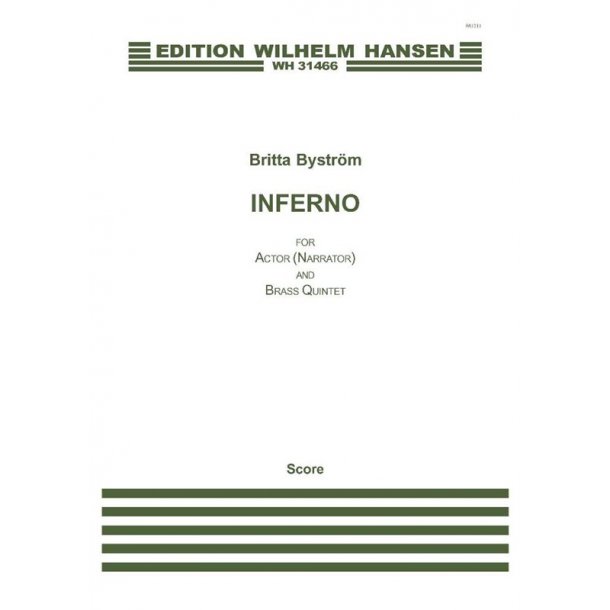 Britta Bystrm: Inferno (Score)