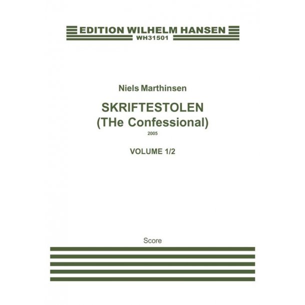 Nies Marthinsen: The Confessional (Score)