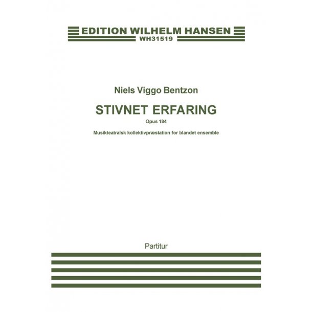 Niels Viggo Bentzon: Stivnet Erfaring, Op.184 (Player's score)
