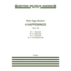 Niels Viggo Bentzon: 4 Happenings (Player's score)