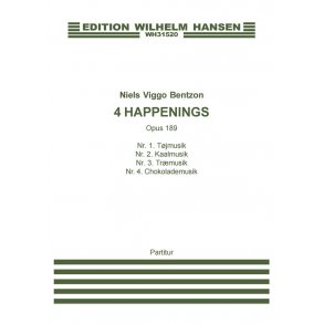 Niels Viggo Bentzon: 4 Happenings (Player's score)