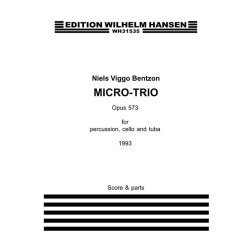 Niels Viggo Bentzon: Micro-Trio (Score &amp; parts)